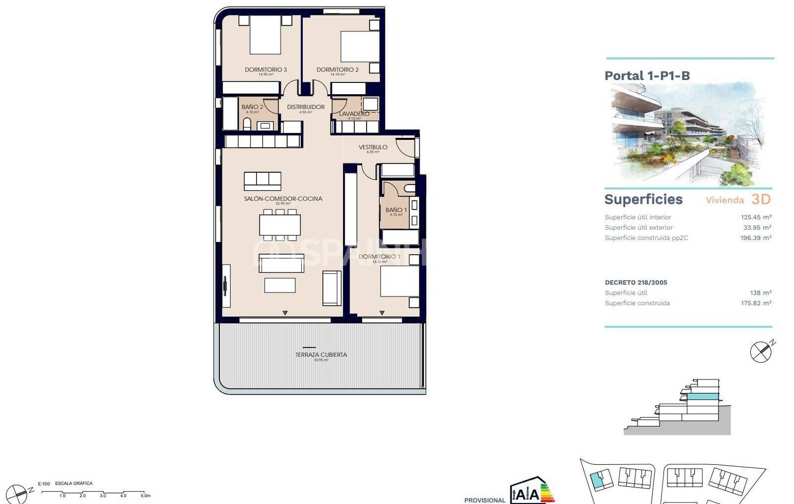 Wohnung in Estepona, Malaga, Spanien 2 Schlafzimmer, 97 m2 Nr. 60794