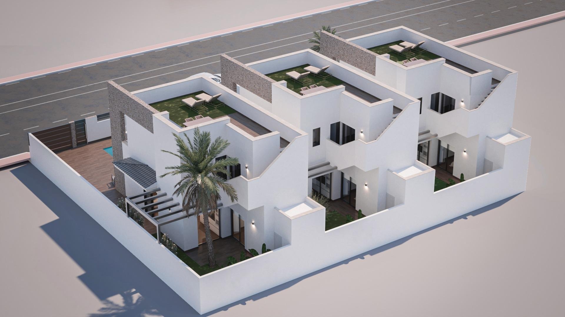 Villa à San Pedro del Pinatar, Murcia, Espagne 3 chambres, 134 m2 No. 112753