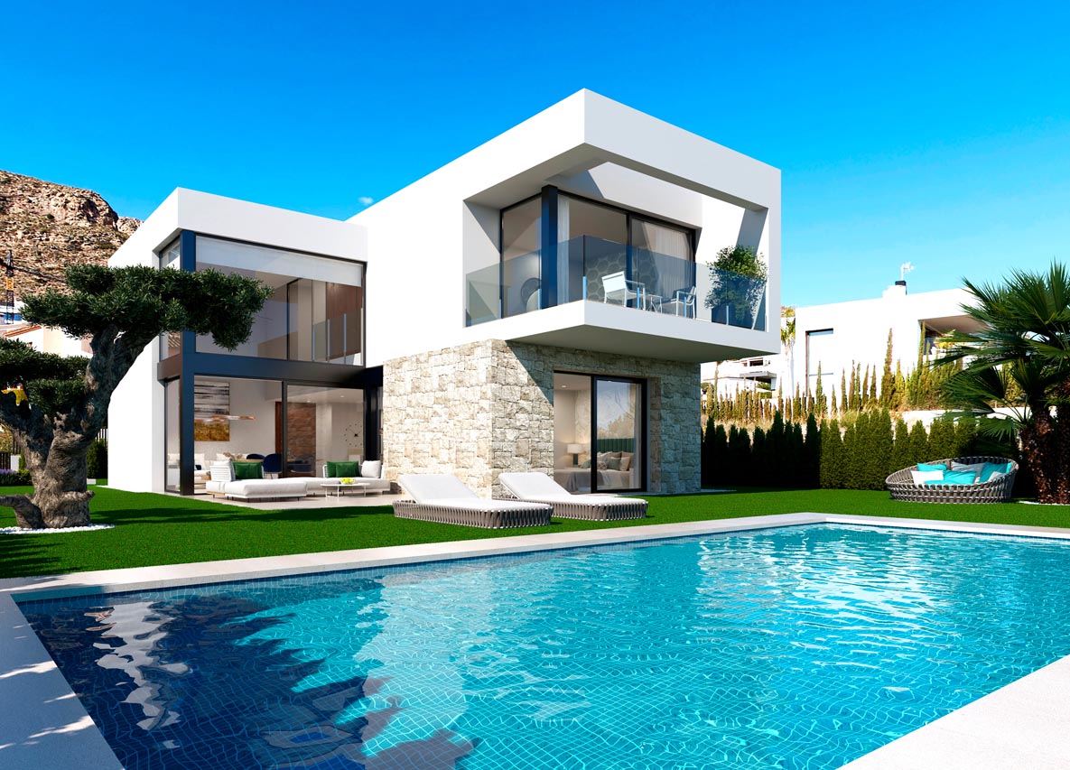 House in Finestrat, Alicante, Spain 3 bedrooms, 155 sq.m. No. 101569