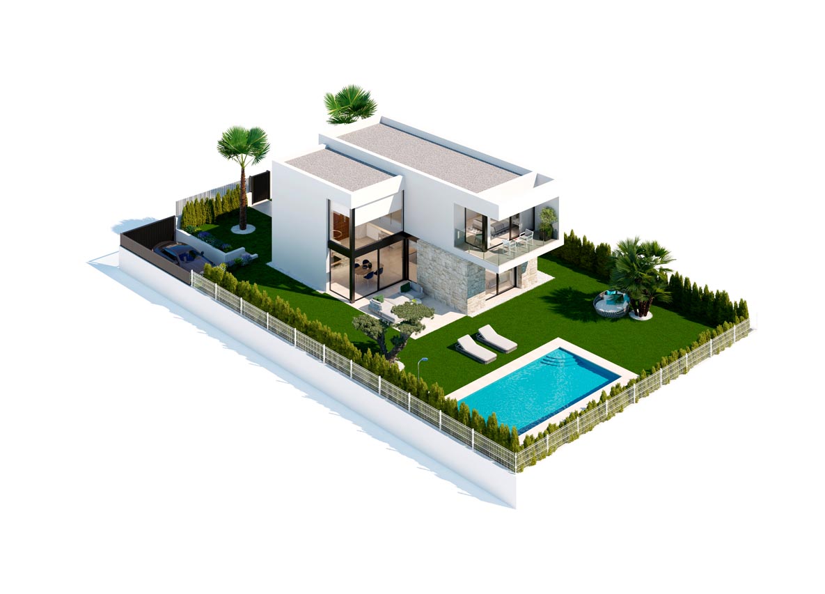 House in Finestrat, Alicante, Spain 3 bedrooms, 155 sq.m. No. 101569