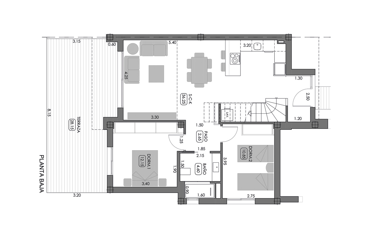 House in Algorfa, Alicante, Spanien 3 Schlafzimmer, 109 m2 Nr. 101578