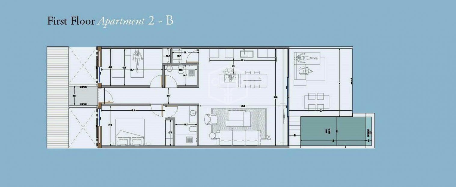 Appartamento a Adeje, Tenerife, Spagna 2 camere da letto, 210 mq. N° 117446