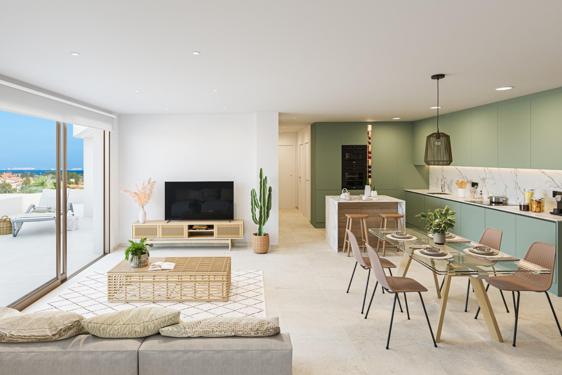 Wohnung in Los Alcazares, Murcia, Spanien 2 Schlafzimmer, 76 m2 Nr. 117582
