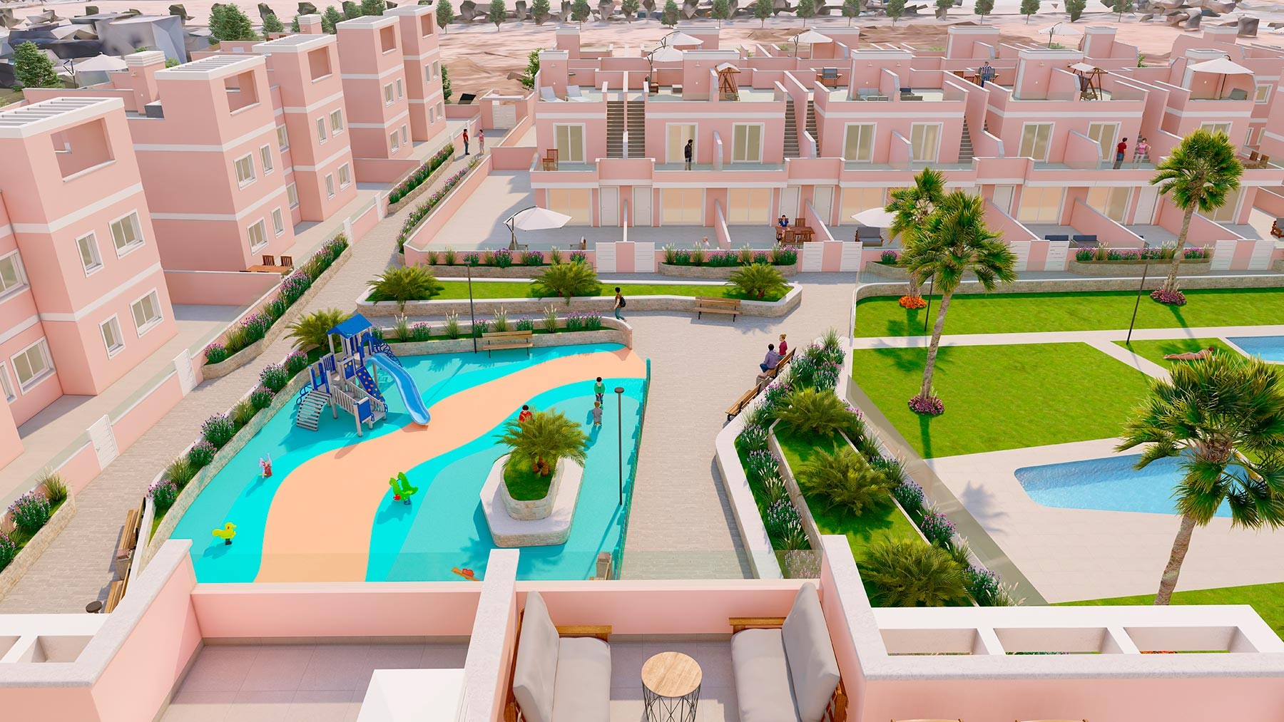 Dzīvoklis Pilar de la Horadada, Alicante, Spānijā 3 istabas, 76 m2 Nr. 112416
