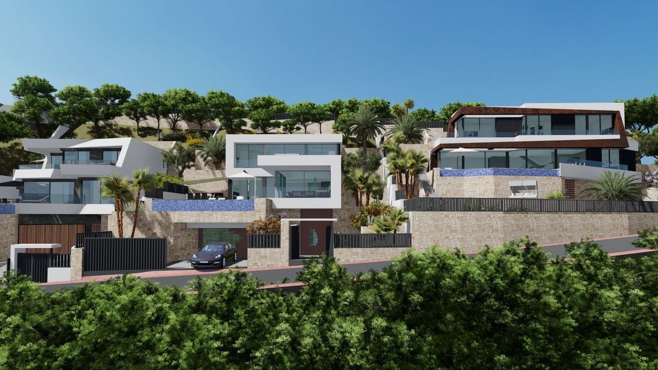 Villa a Calpe, Alicante, Spagna 4 camere da letto, 489 mq. N° 95789
