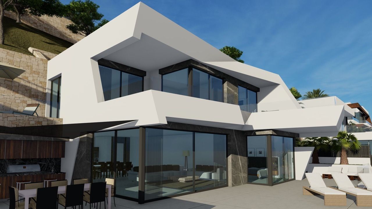 Villa a Calpe, Alicante, Spagna 4 camere da letto, 489 mq. N° 95789