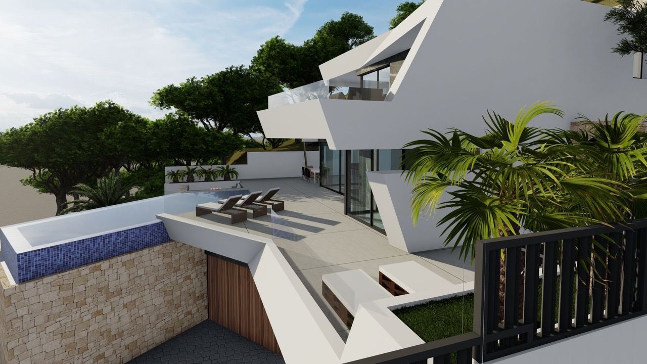 Villa a Calpe, Alicante, Spagna 4 camere da letto, 489 mq. N° 95789