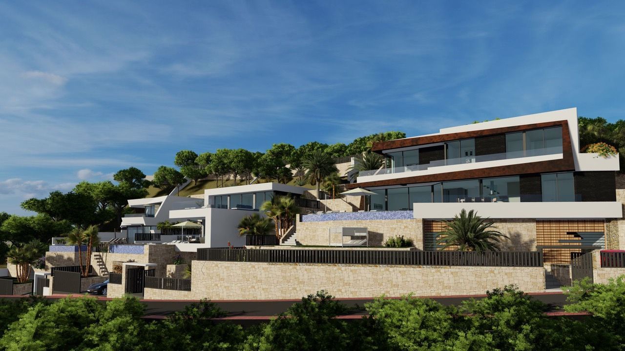 Villa a Calpe, Alicante, Spagna 4 camere da letto, 489 mq. N° 95789