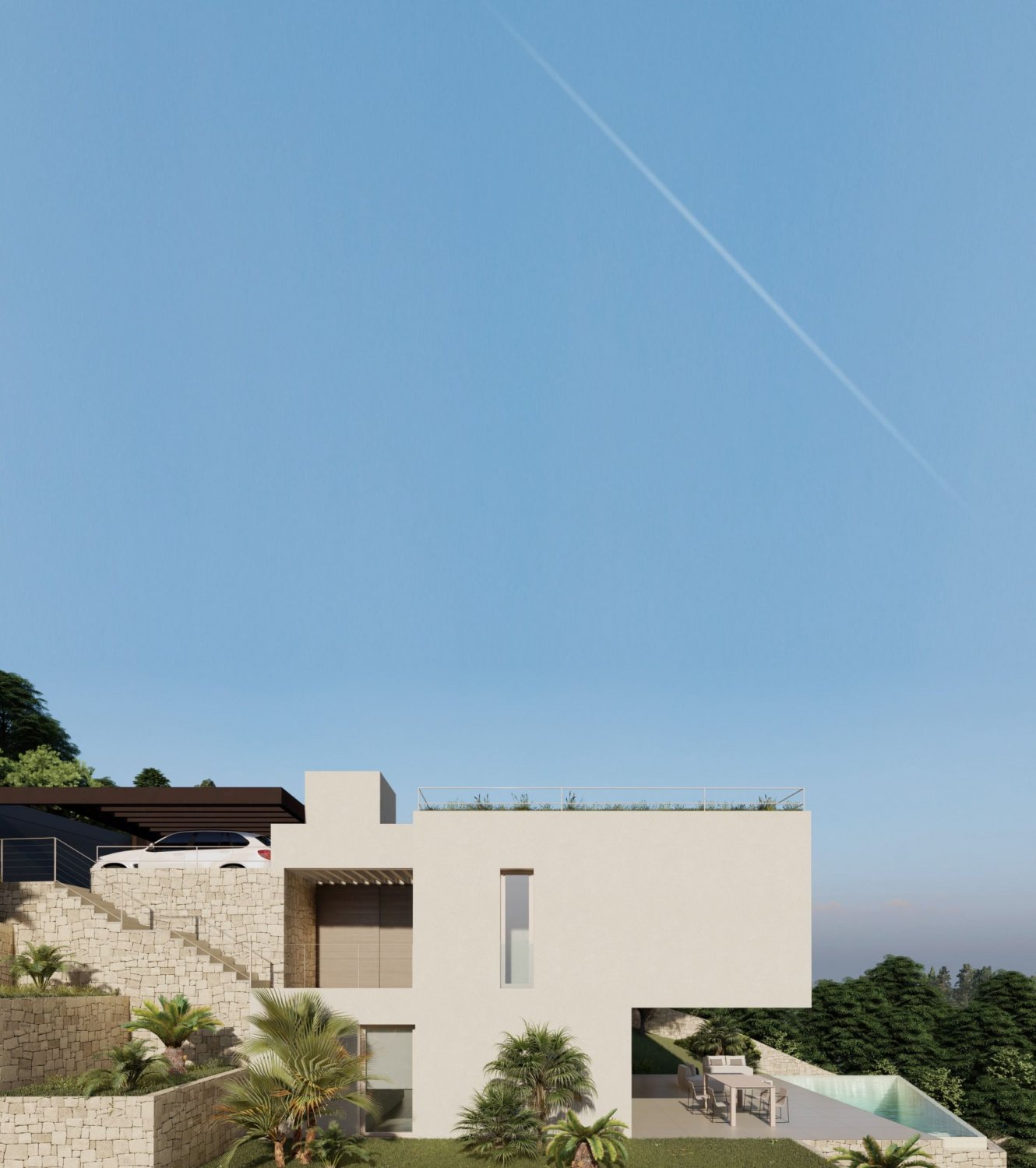 Villa i Denia, Alicante, Spanien 3 sovrum, 382 kvm. Nr. 95792