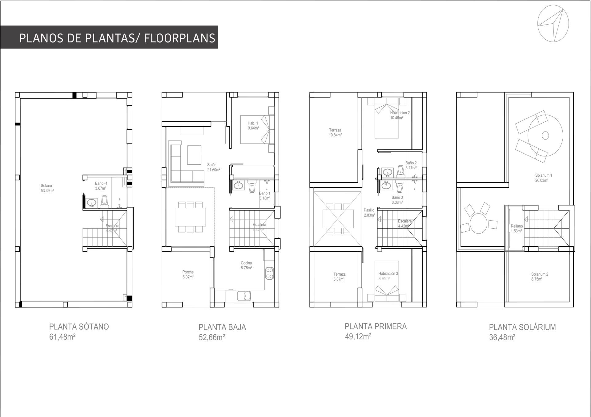 Hus i Torrevieja, Alicante, Spanien 3 sovrum, 238 kvm. Nr. 95740