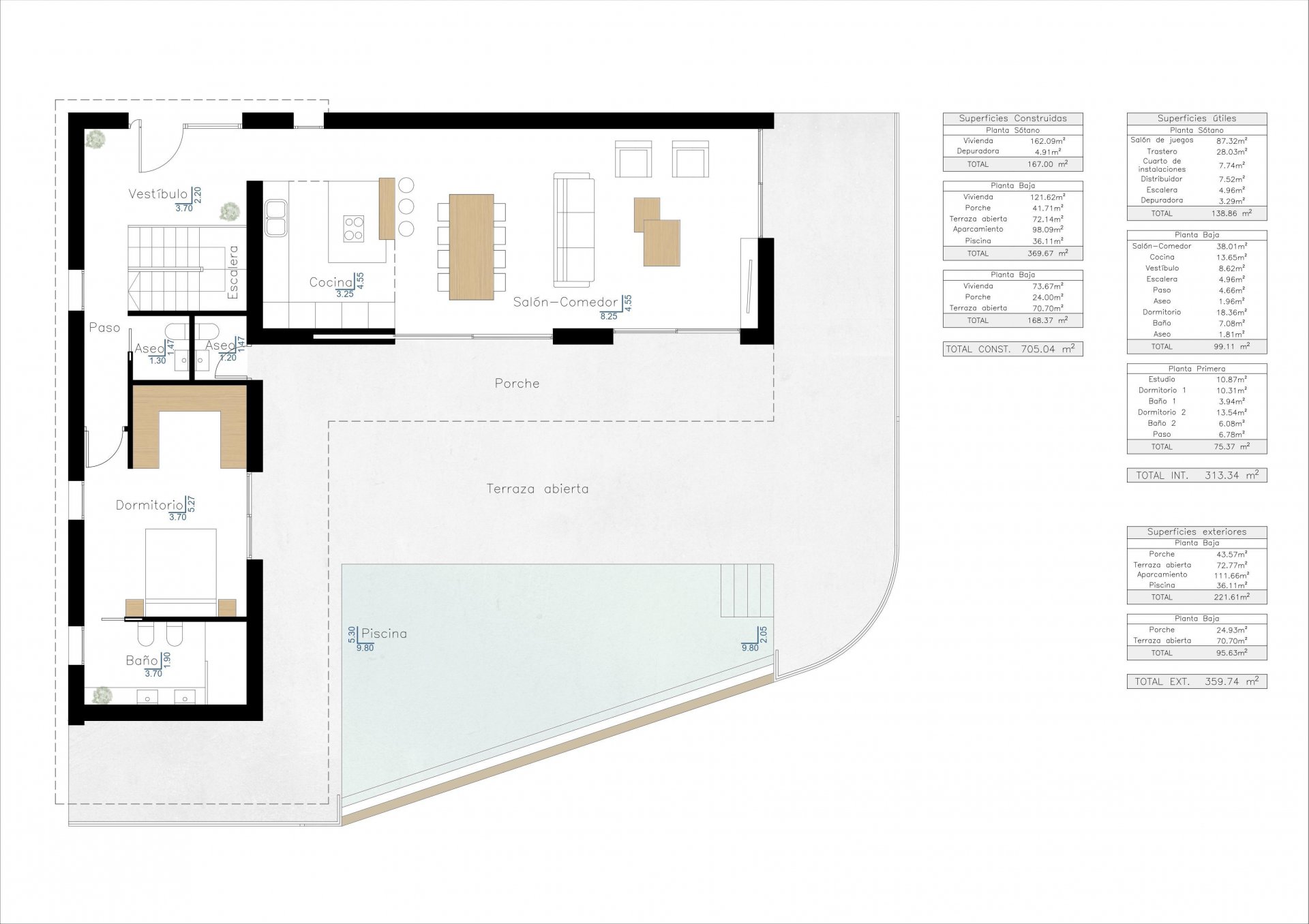 Villa Benissa, Alicante, Spānijā 4 istabas, 705 m2 Nr. 88965