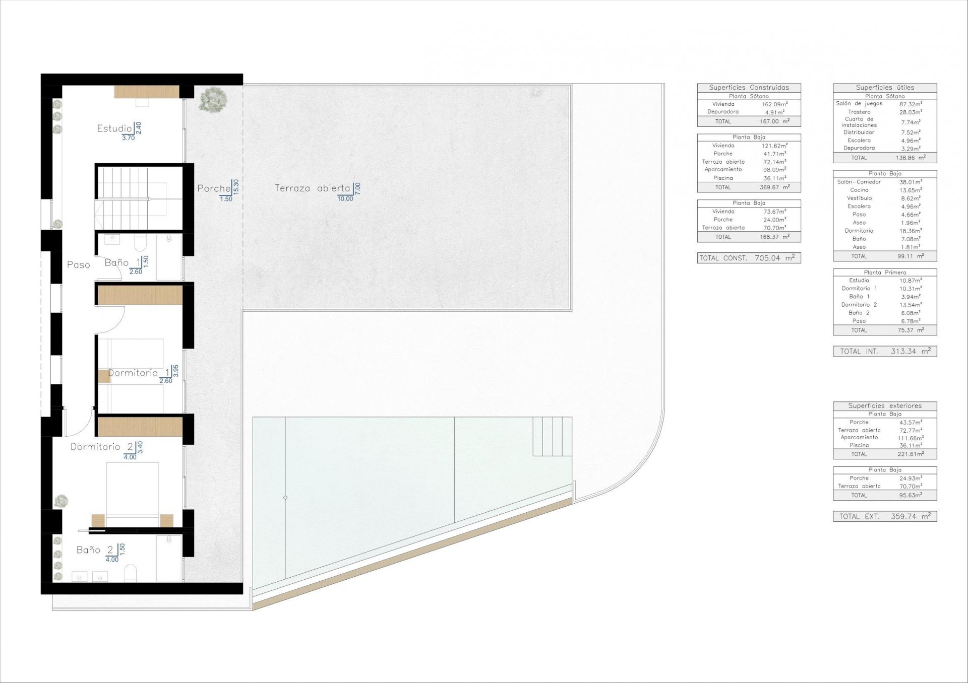 Villa Benissa, Alicante, Spānijā 4 istabas, 705 m2 Nr. 88965