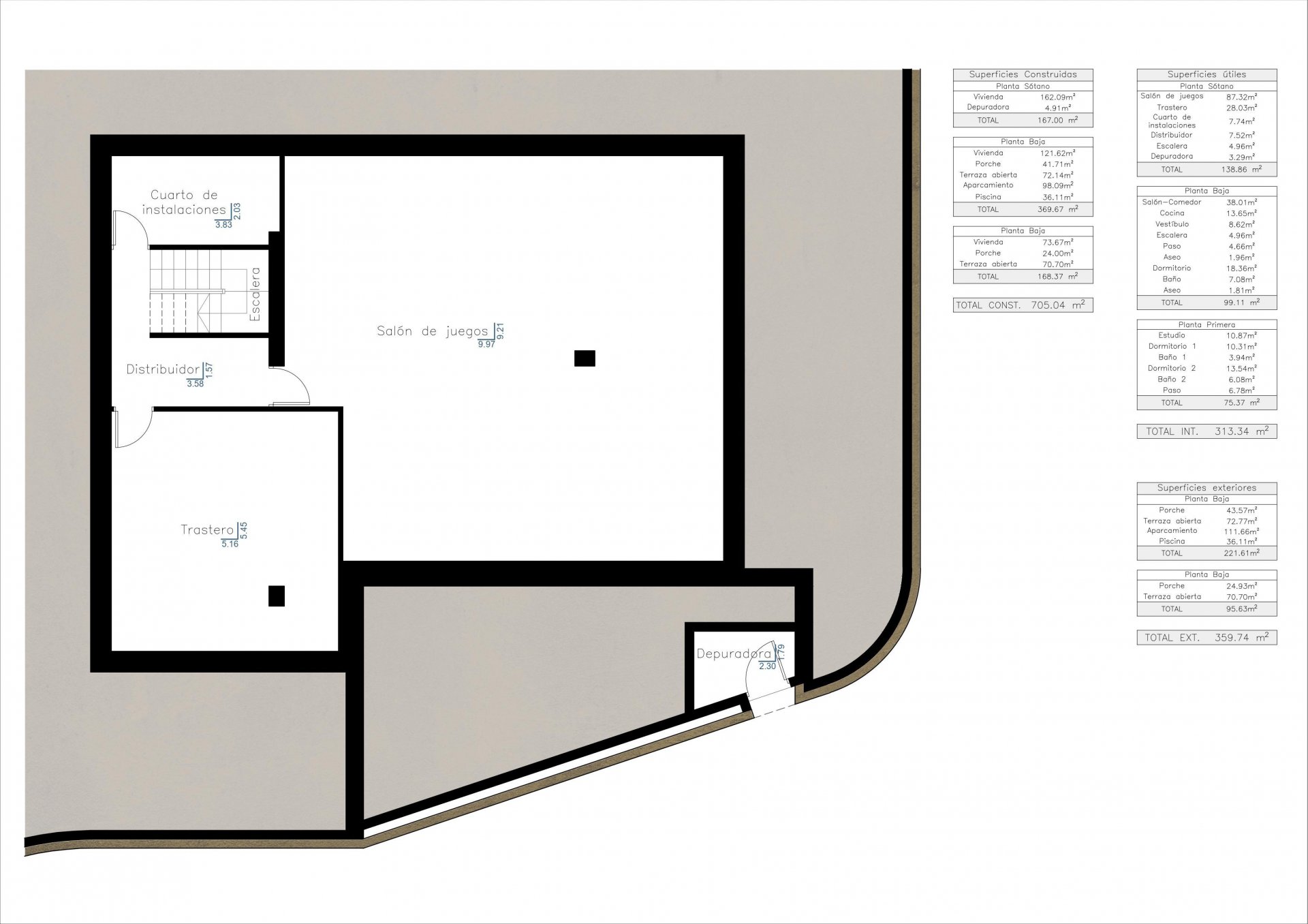 Villa Benissa, Alicante, Spānijā 4 istabas, 705 m2 Nr. 88965