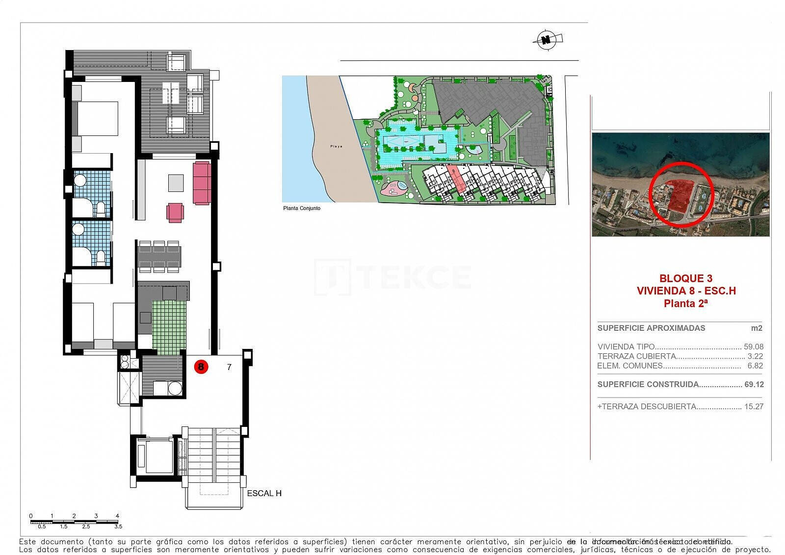 Apartament w Denia, Alicante, Hiszpania 2 sypialnie, 80 mkw. nr 92025