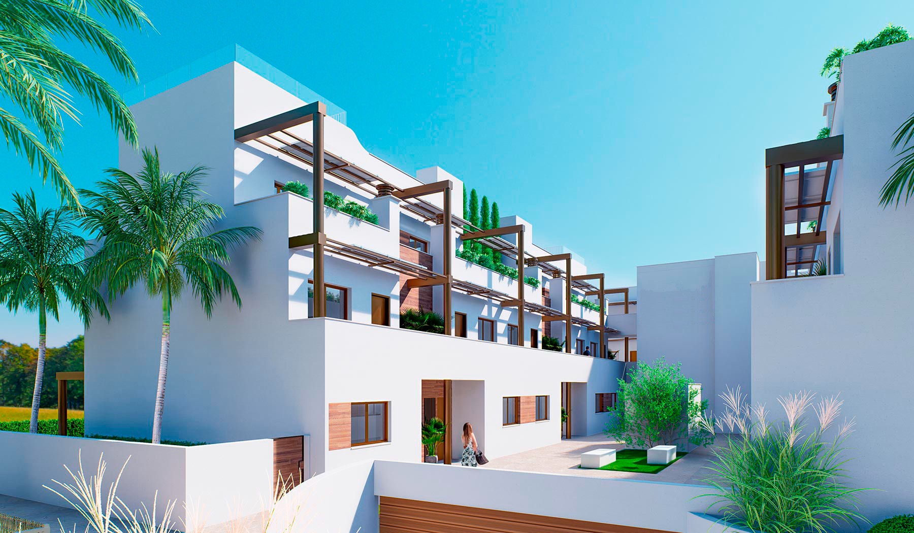 Bungalow à Pilar de la Horadada, Alicante, Espagne 2 chambres, 60 m2 No. 112294
