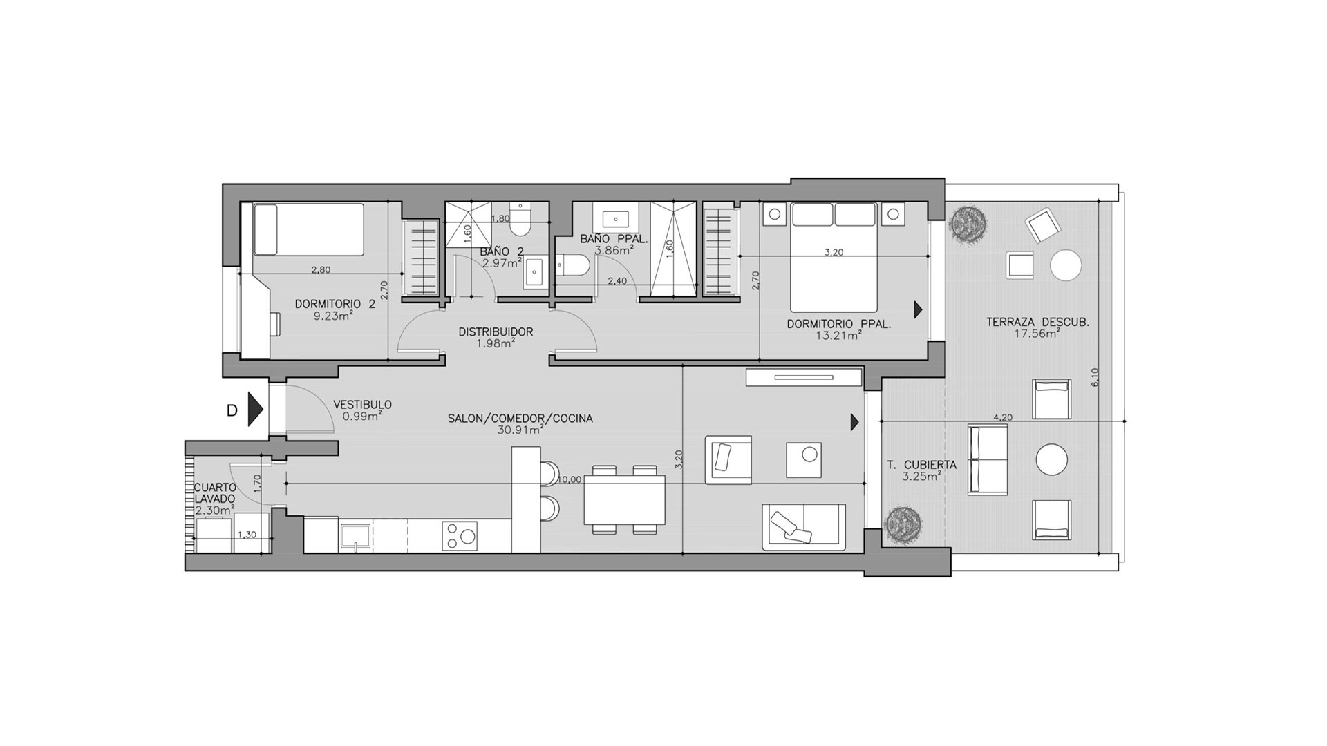 Wohnung in Altara Alcaidesa, La Alcaidesa, Cadiz, Spanien 2 Schlafzimmer, 96 m2 Nr. 93657