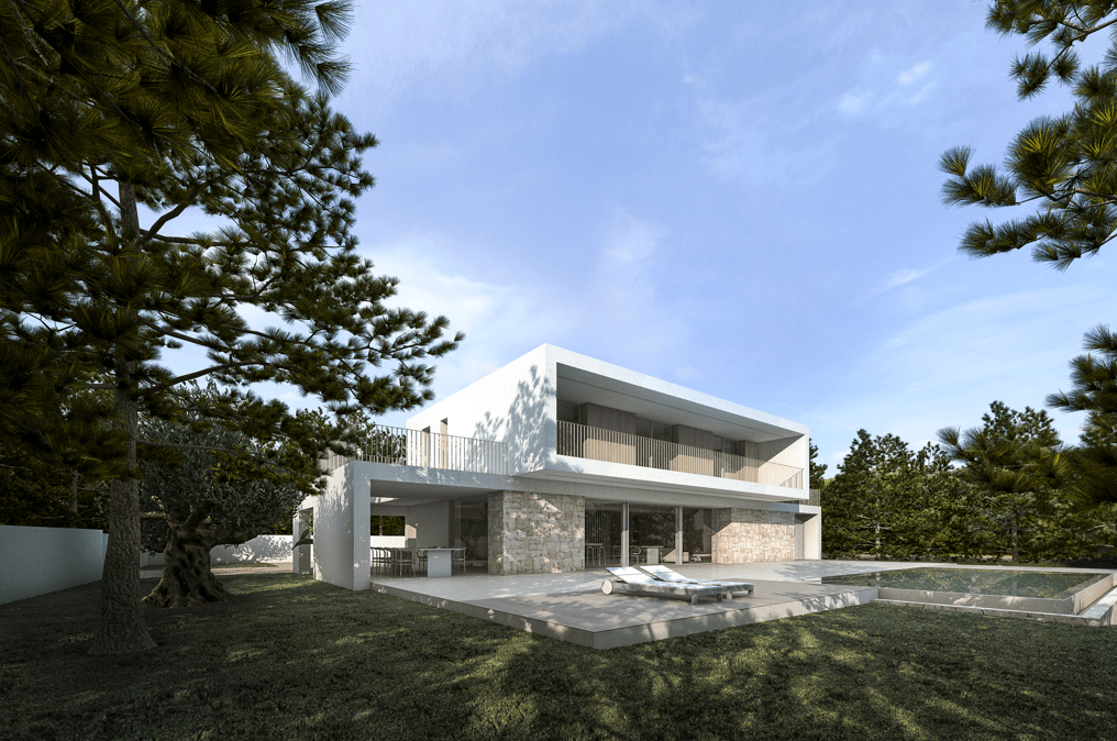 Villa i Calpe, Alicante, Spanien 4 sovrum, 417 kvm. Nr. 88964