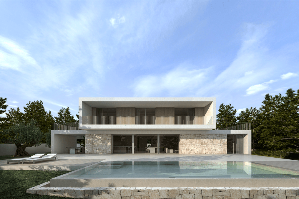 Villa i Calpe, Alicante, Spanien 4 sovrum, 417 kvm. Nr. 88964