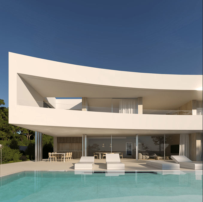 Huvila Moraira, Alicante, Espanja 4 makuuhuonetta, 423 m2 No. 88963