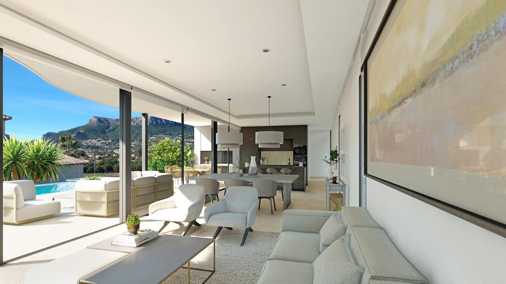 Villa Calpe, Alicante, Spānijā 4 istabas, 642 m2 Nr. 88961