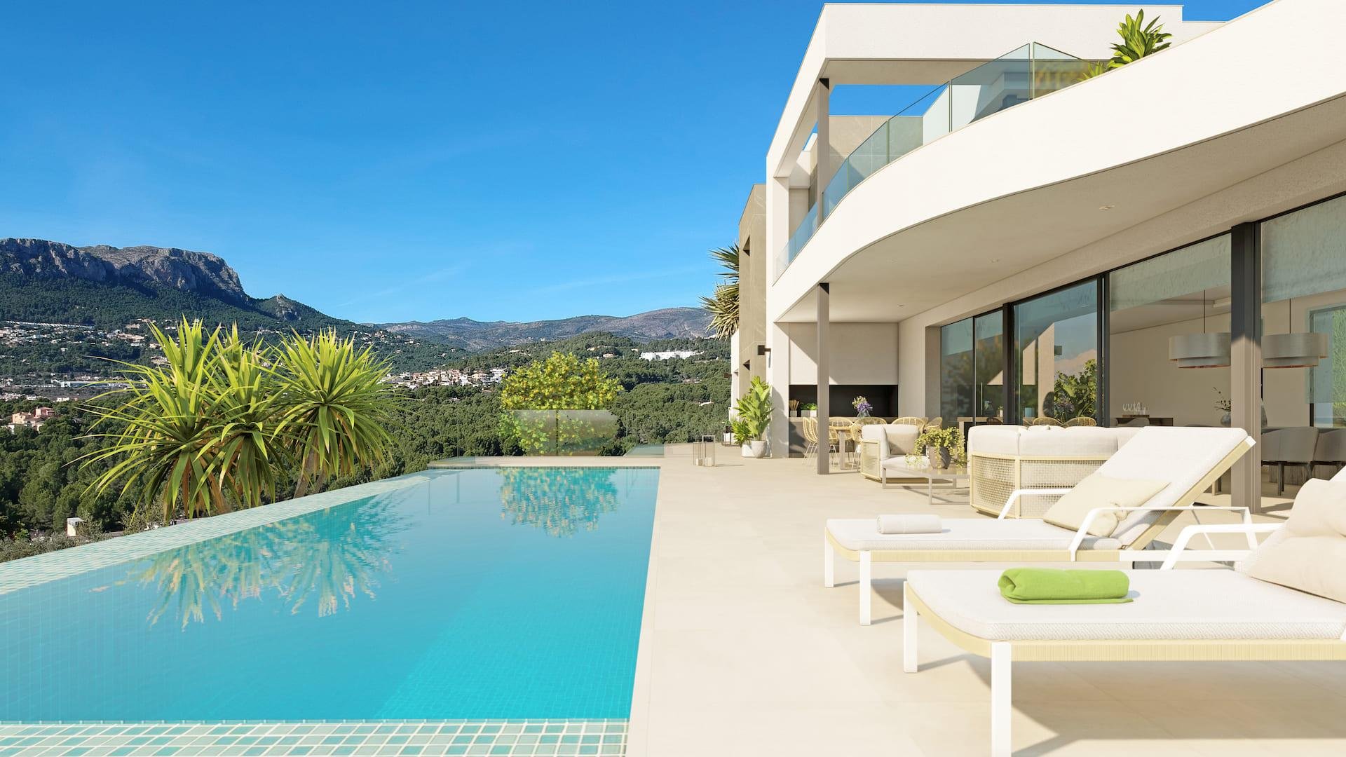 Villa Calpe, Alicante, Spānijā 4 istabas, 642 m2 Nr. 88961