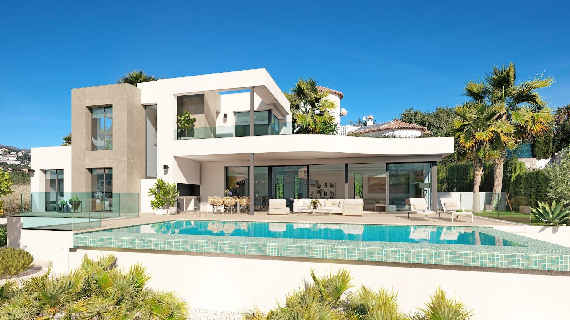 Villa Calpe, Alicante, Spānijā 4 istabas, 642 m2 Nr. 88961