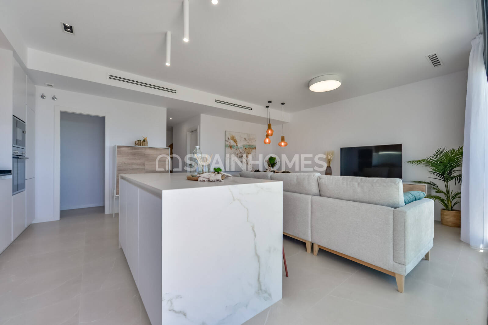 Lägenhet i Finestrat, Alicante, Spanien 2 sovrum, 110 kvm. Nr. 60503