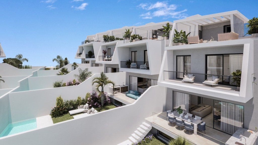 Radhus i Malaga, Spanien 3 sovrum, 214.6 kvm. Nr. 106391