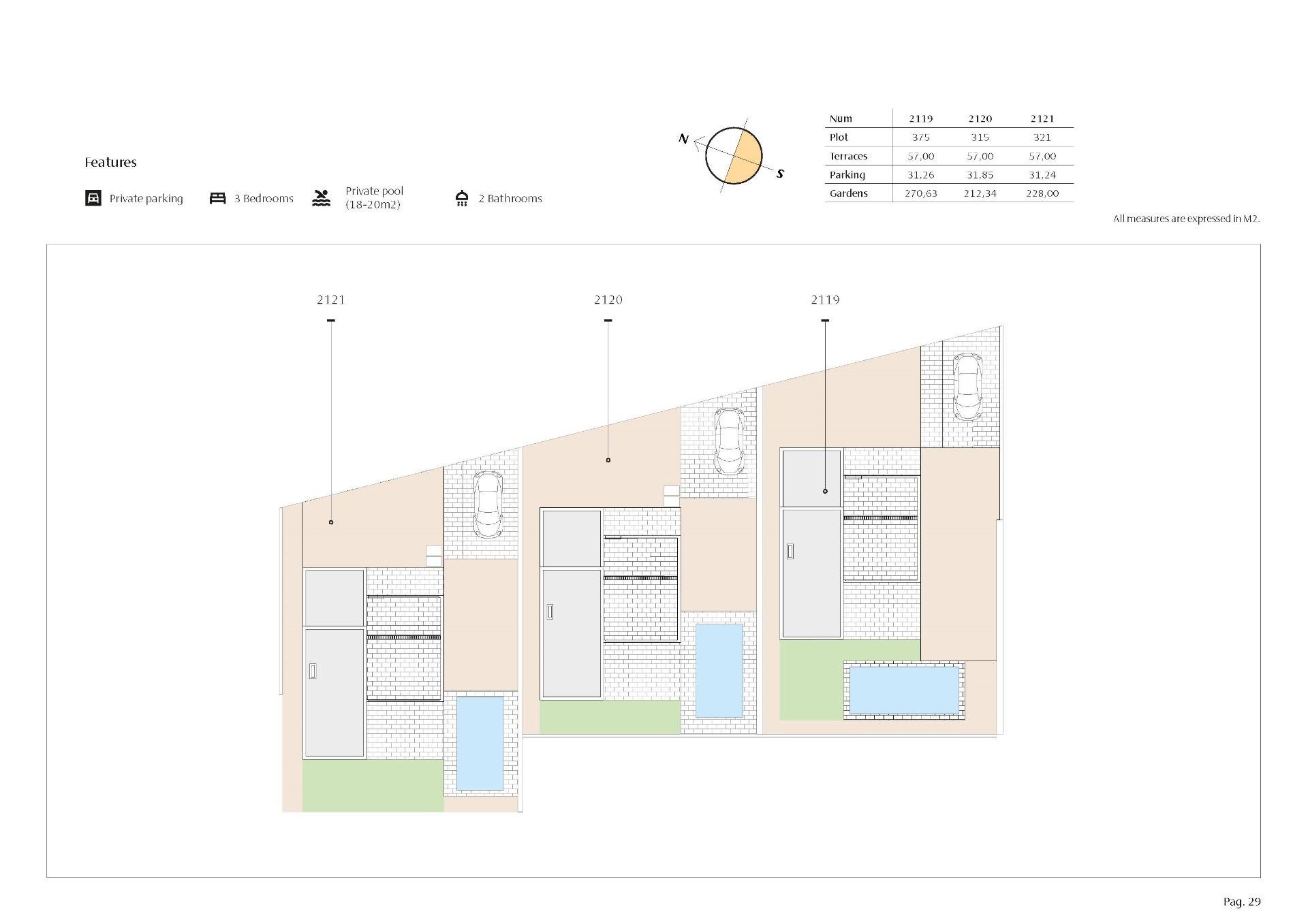Villa in Algorfa, Alicante, Spanien 3 Schlafzimmer, 113 m2 Nr. 111231