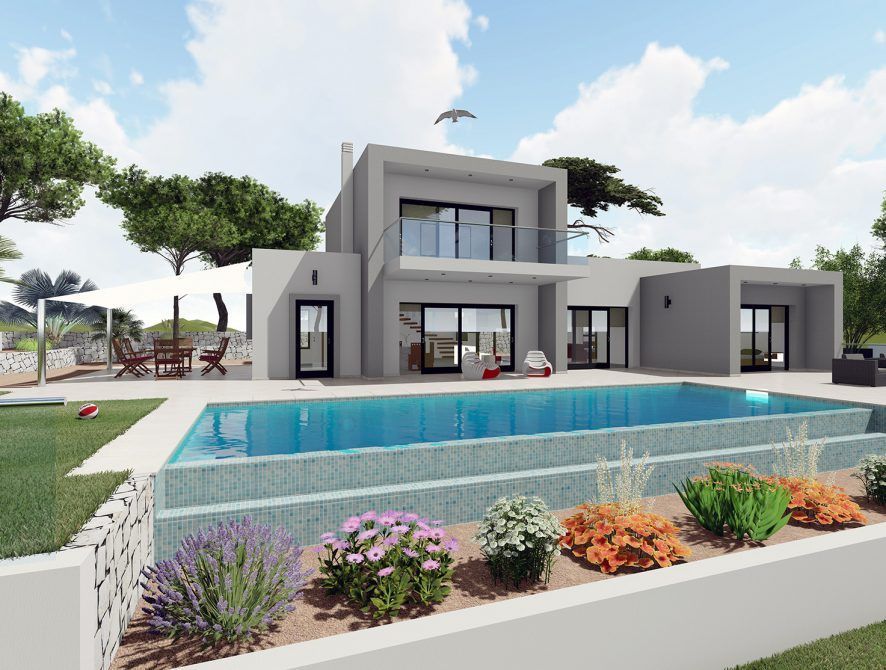 Talo Benissa, Alicante, Espanja 3 makuuhuonetta, 193 m2 No. 95496