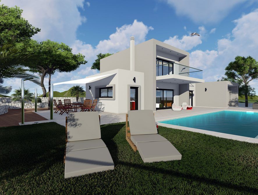 Talo Benissa, Alicante, Espanja 3 makuuhuonetta, 193 m2 No. 95496