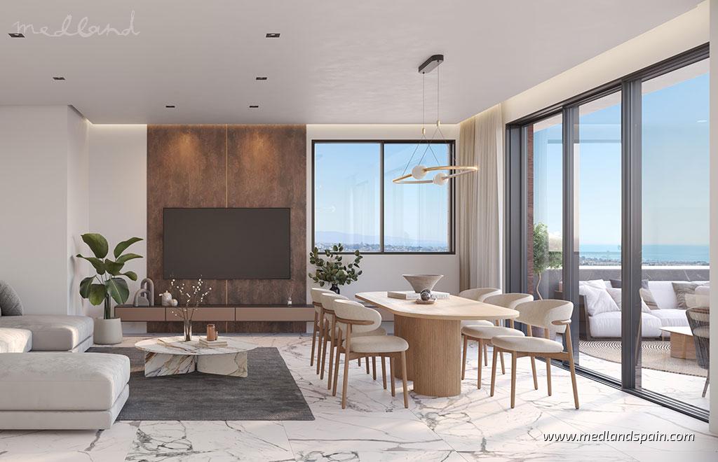 Appartamento a Estepona, Malaga, Spagna 4 camere da letto, 281 mq. N° 108680