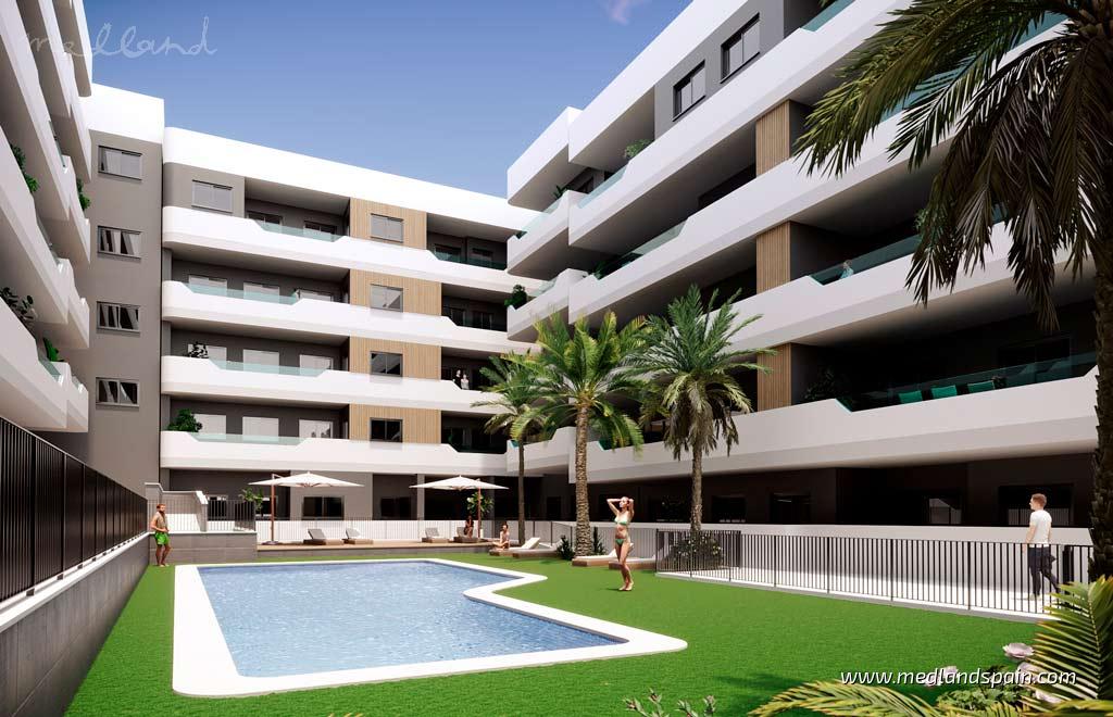 Wohnung in Santa Pola, Alicante, Spanien 2 Schlafzimmer, 72.6 m2 Nr. 105276