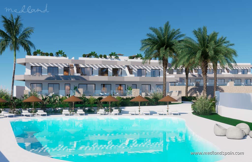 Квартира в Финестрат, Аликанте, Испания 3 спальни, 96м2 №108815
