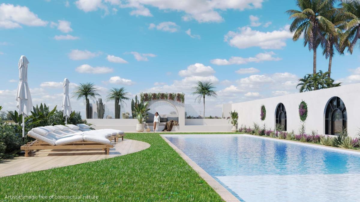 Bungalowi Ciudad Quesada, Alicante, Espanja 2 makuuhuonetta, 89 m2 No. 97292