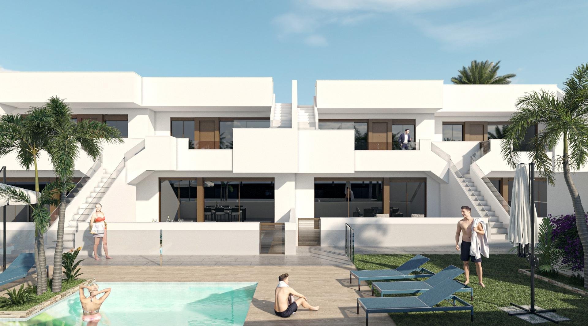 Bungalow en Pilar de la Horadada, Alicante, España 2 dormitorios, 72 m2 No. 103553