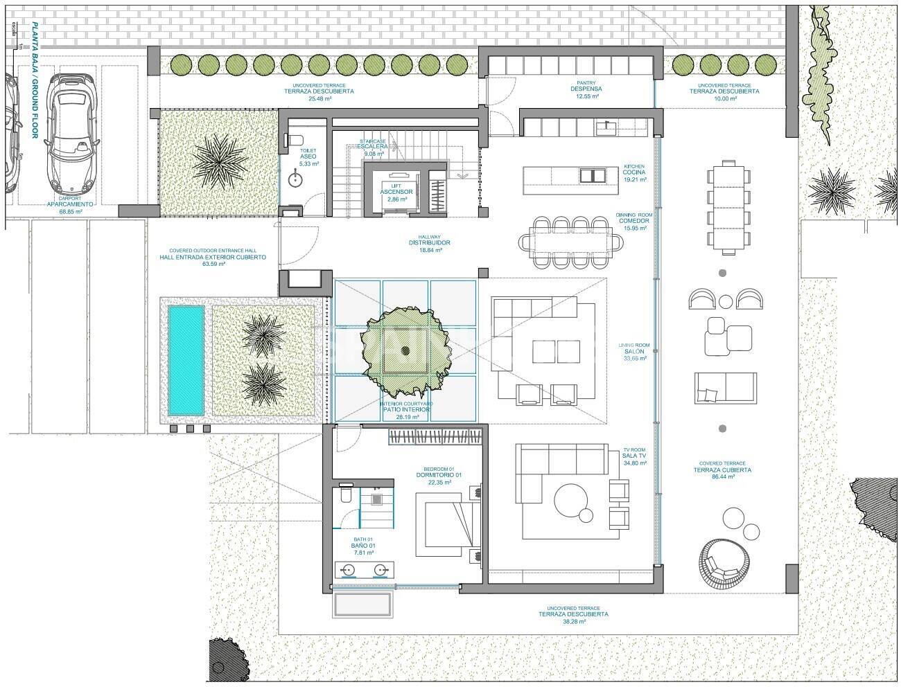 Villa Estepona, Malaga, Spānijā 4 istabas, 869 m2 Nr. 83696