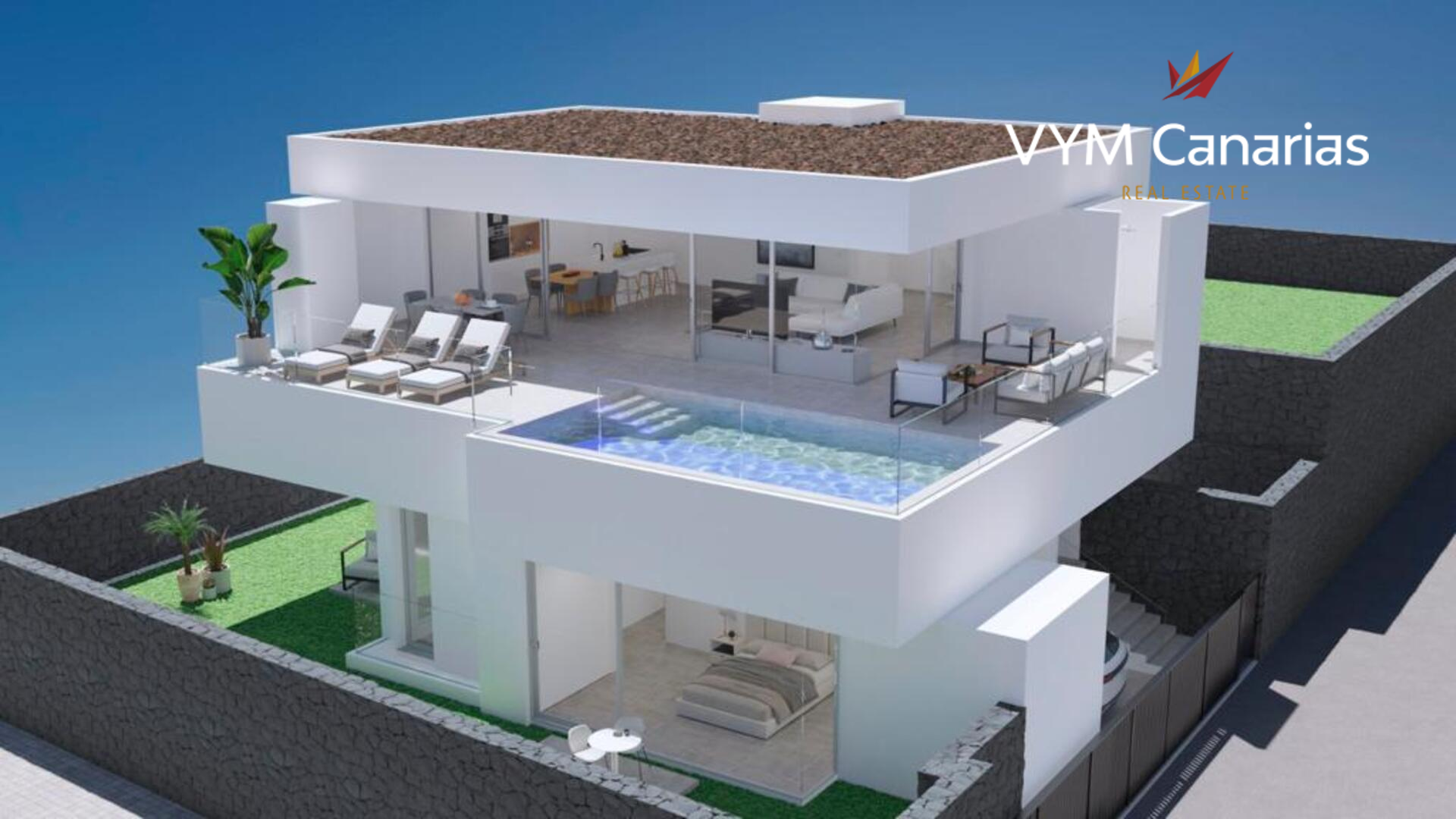 Villa à Adeje, Tenerife, Espagne 3 chambres,  No. 106092