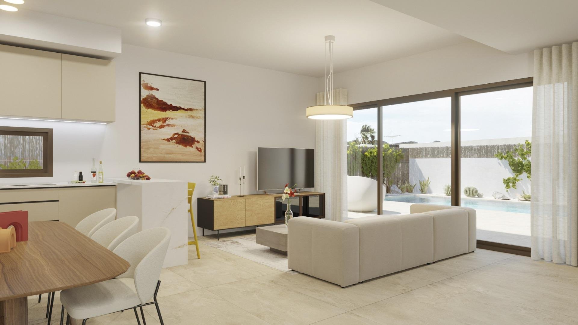 Villa en Algorfa, Alicante, España 3 dormitorios, 131 m2 No. 111322