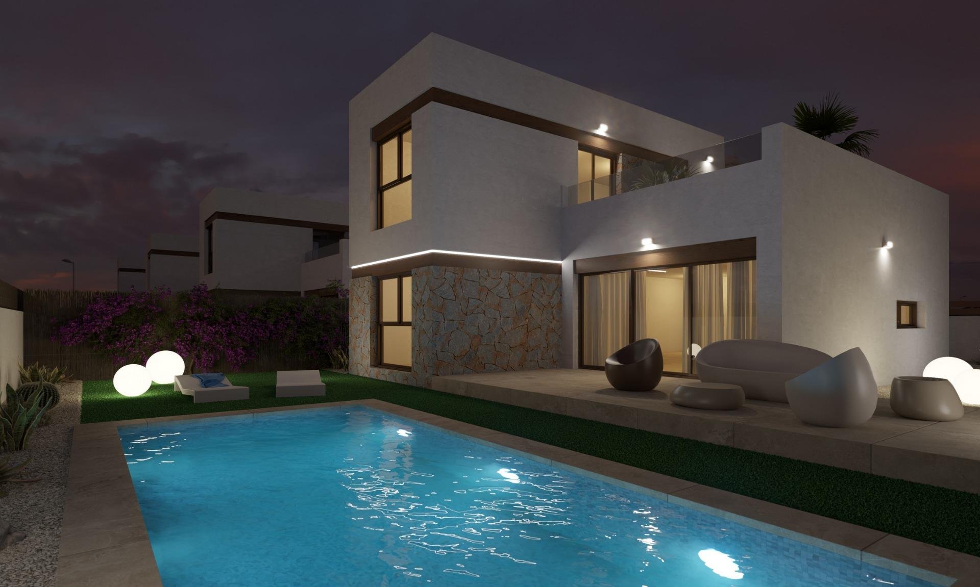 Villa en Algorfa, Alicante, España 3 dormitorios, 131 m2 No. 111322
