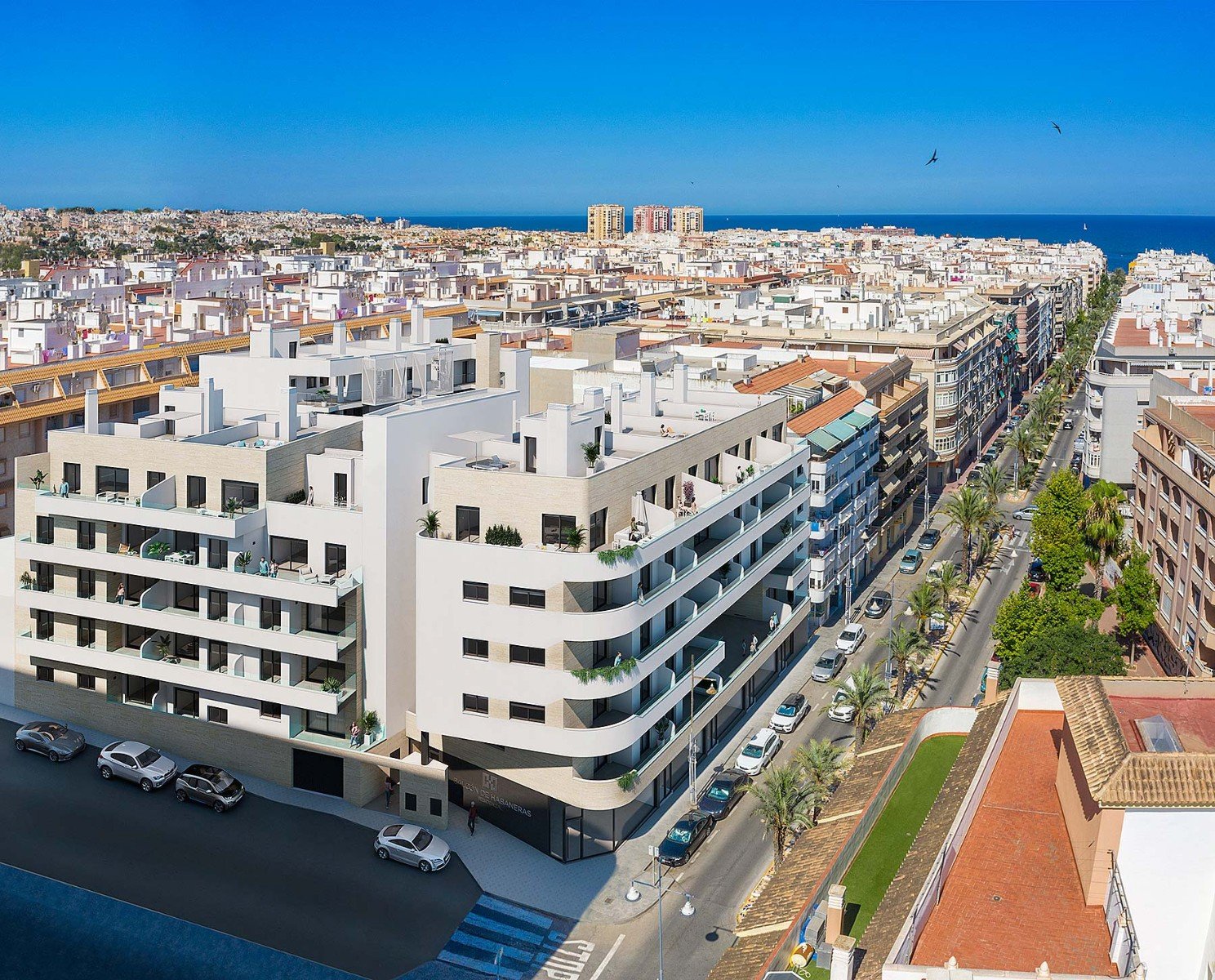 Takvåning i Torrevieja, Alicante, Spanien 3 sovrum, 82 kvm. Nr. 92447