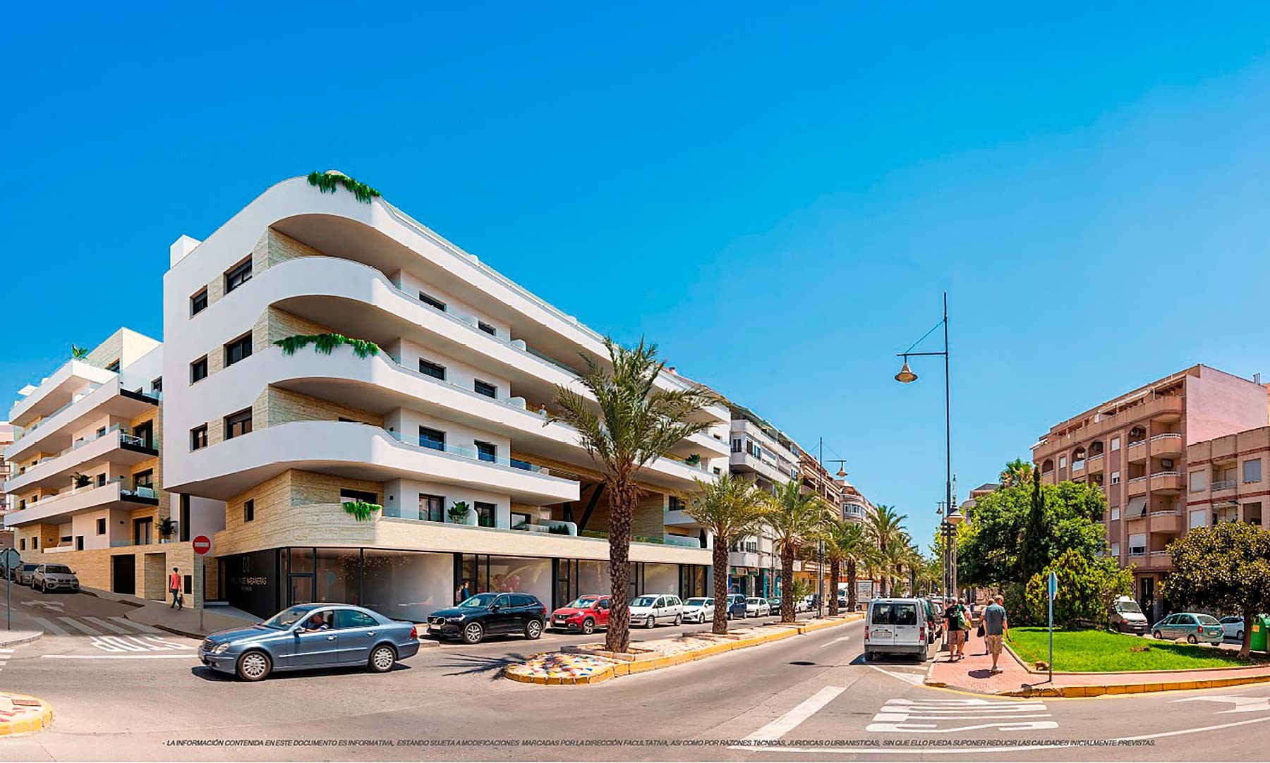 Takvåning i Torrevieja, Alicante, Spanien 3 sovrum, 82 kvm. Nr. 92447