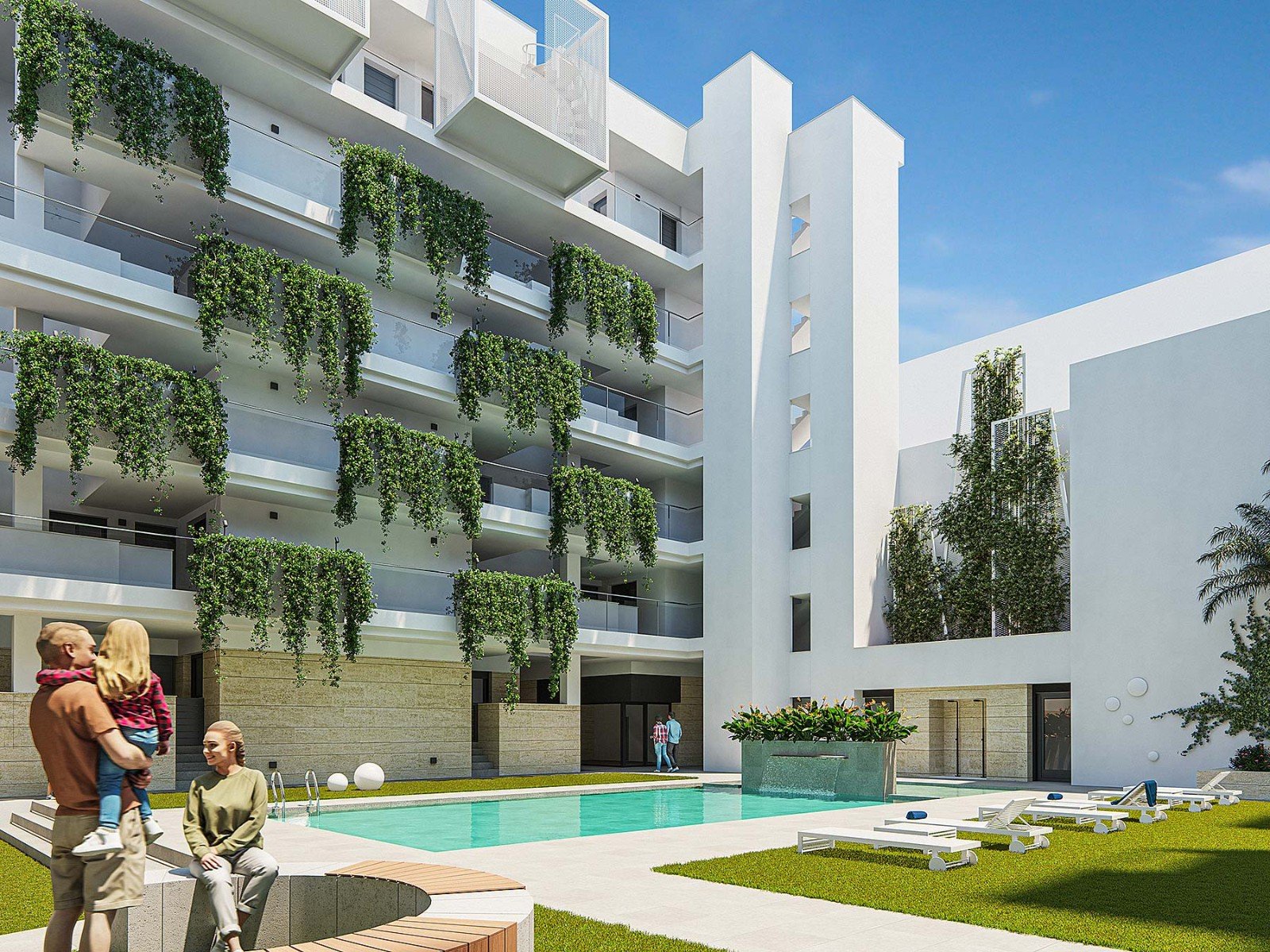 Penthäuser in Torrevieja, Alicante, Spanien 2 Schlafzimmer, 87 m2 Nr. 92448