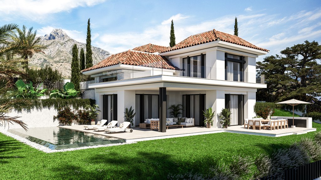 Willa w Marbella, Malaga, Hiszpania 4 sypialnie, 618.38 mkw. nr 106406