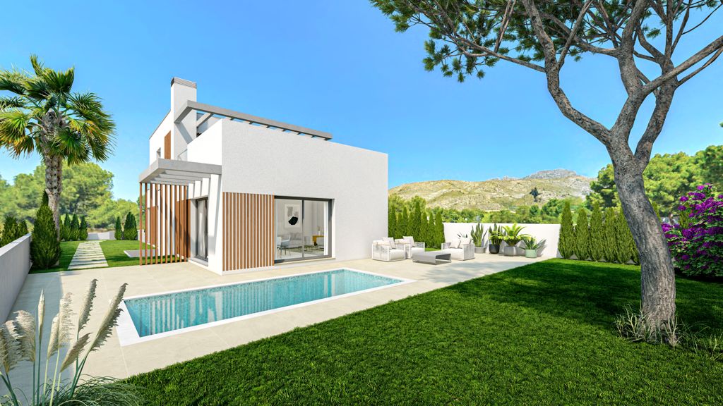 Villa en Finestrat, Alicante, España 3 dormitorios, 270 m2 No. 110830
