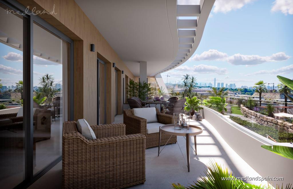 Apartment in Finestrat, Alicante, Spain 3 bedrooms, 103 sq.m. No. 108603