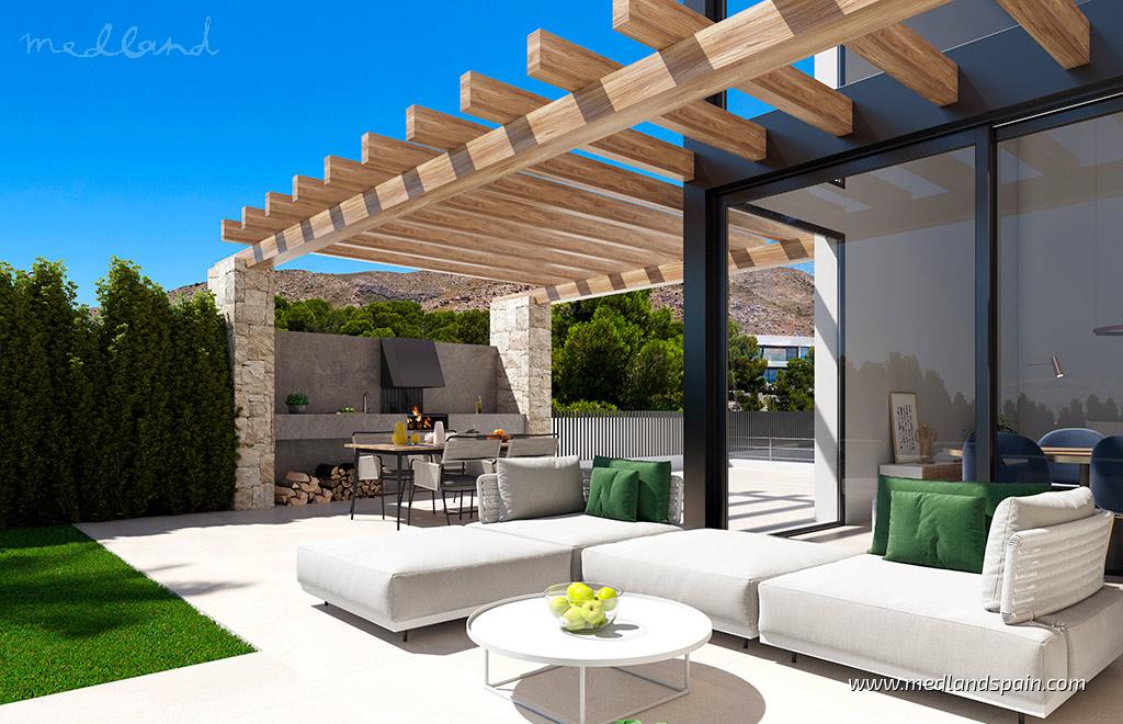 Villa Finestrat, Alicante, Spānijā 3 istabas, 154 m2 Nr. 46861