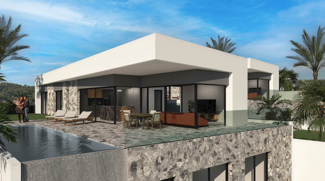 Villa a Finestrat, Alicante, Spagna 4 camere da letto, 322 mq. N° 91846