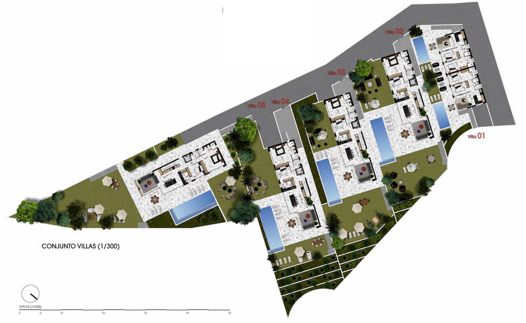Villa a Finestrat, Alicante, Spagna 4 camere da letto, 322 mq. N° 91846