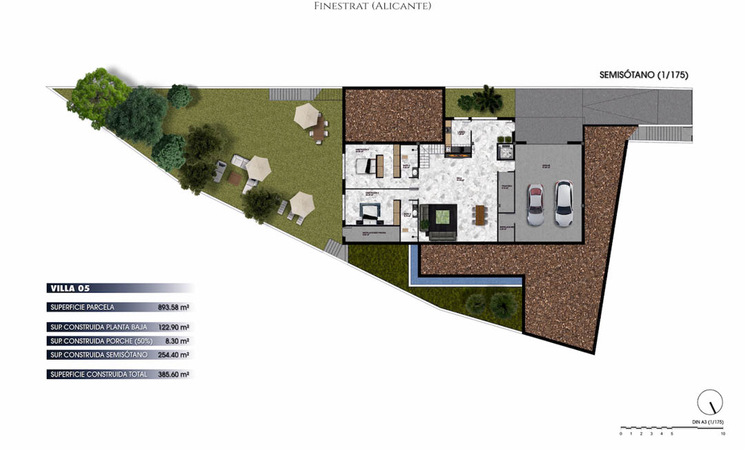 Villa a Finestrat, Alicante, Spagna 4 camere da letto, 322 mq. N° 91846